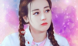 迪丽热巴手绘漫画,描绘青春风采的细腻笔触